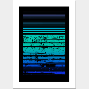 WAVE STRIPE Posters and Art